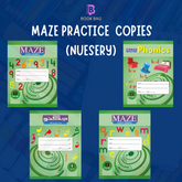 Budget-friendly Nursery Practice Copies (pack of 4)
