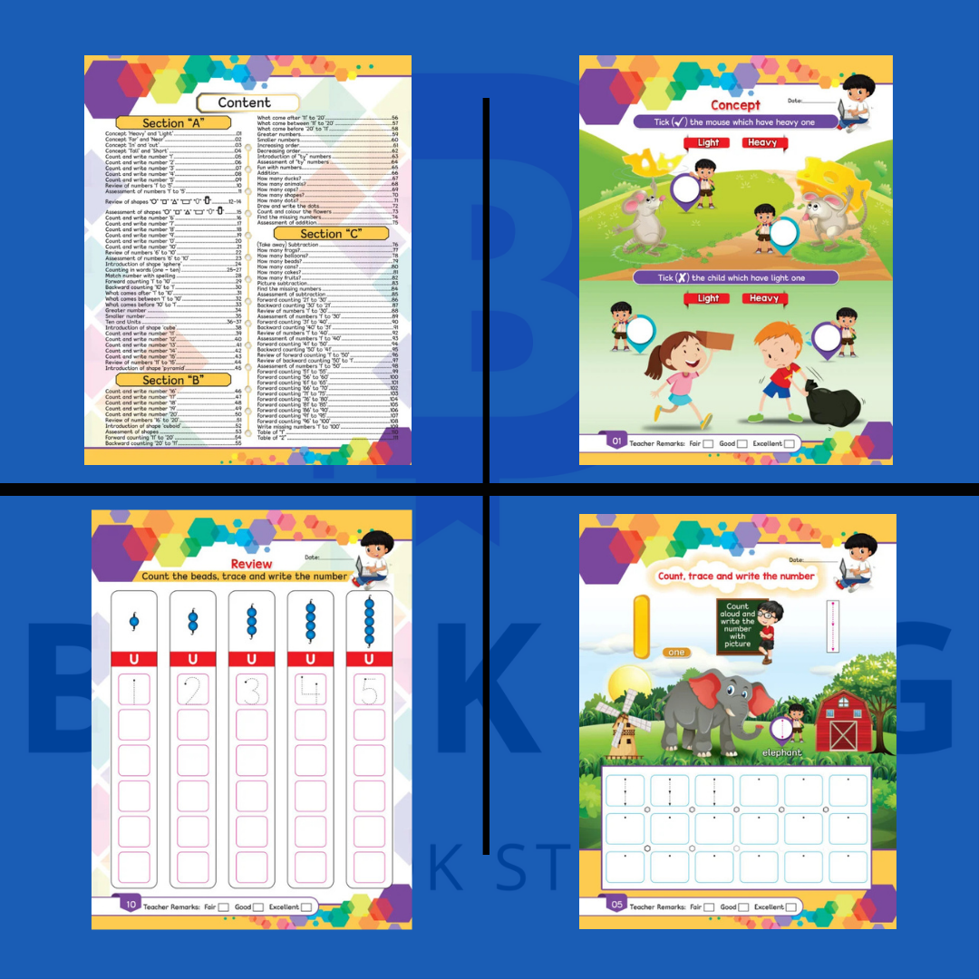 Elite Nursery Workbooks (Pack of 3)