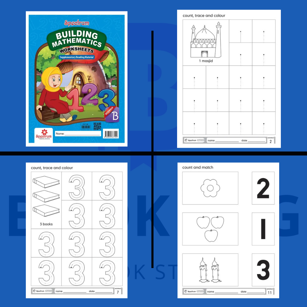 Spectrum Worksheets Play Group (Pack of 3)