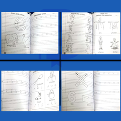 Budget-friendly Nursery Practice Copies (pack of 4)