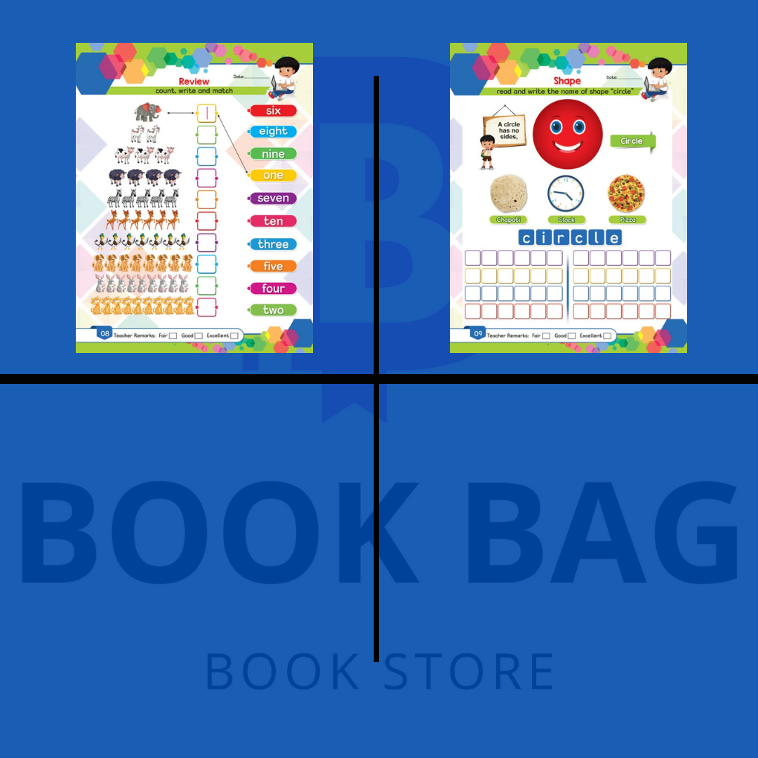 Elite Kindergarten Workbooks (Pack of 3)