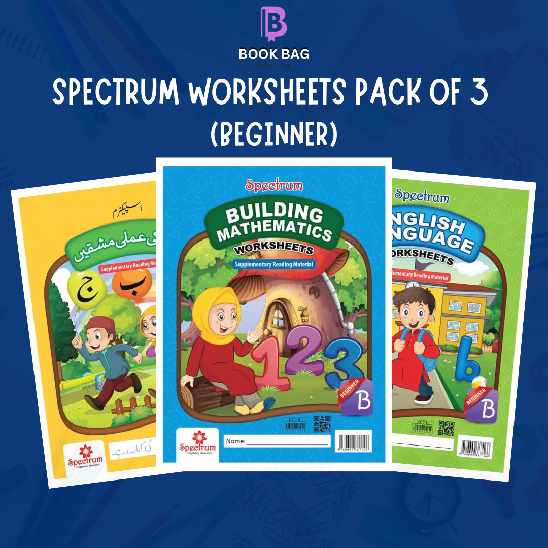Spectrum Worksheets Play Group (Pack of 3)