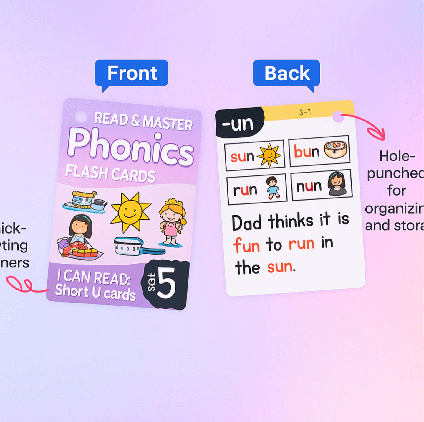 Read and Master 67 Phonics Flash Card