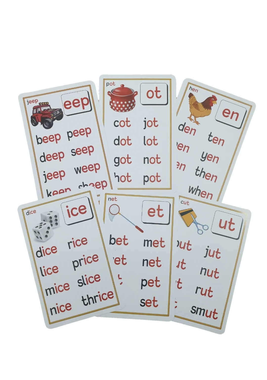 1000 Phonics Flash Cards