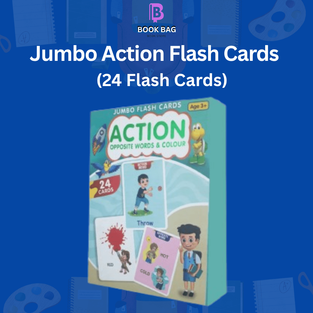 Jumbo Action Flash Cards (24 cards) for ages 3+