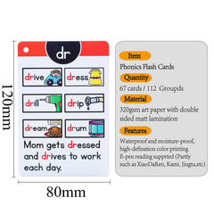 Read and Master 67 Phonics Flash Card